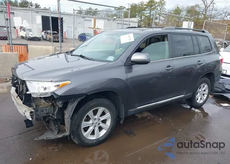 2012 Toyota Highlander Se V6 из США, поврежденный, VIN 5TDBK3EH6CS122768